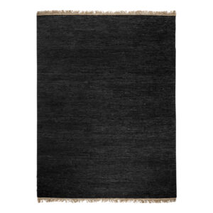 Massimo - Sumace | Black m. frynser | 170 x 240 cm